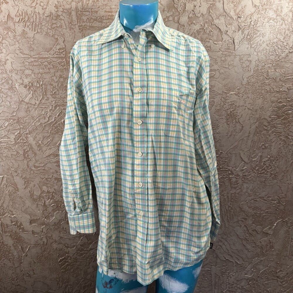 Vintage Nobby Clothes Shop Nantucket Plaid Shirt L Summer Cotton